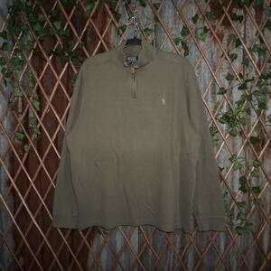 XL - Vintage Y2K Polo Ralph Lauren Sweatshirts quarter zip